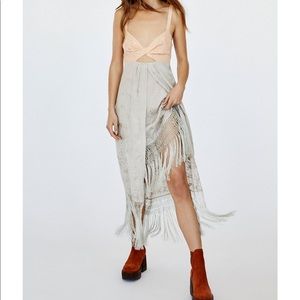 FREE PEOPLE LOVE ME NOT MIDI DRESS